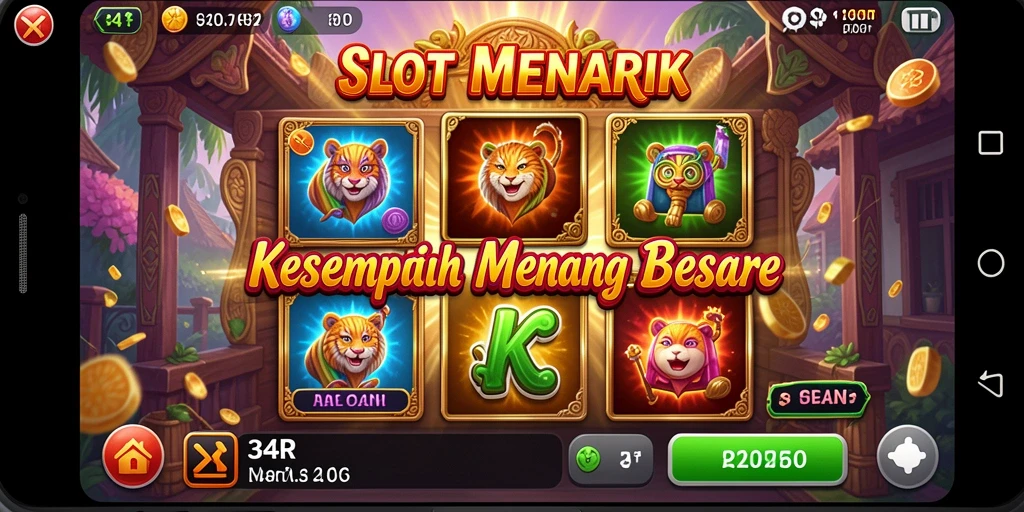 Tampilan gameplay menarik dari game Slot 34R.