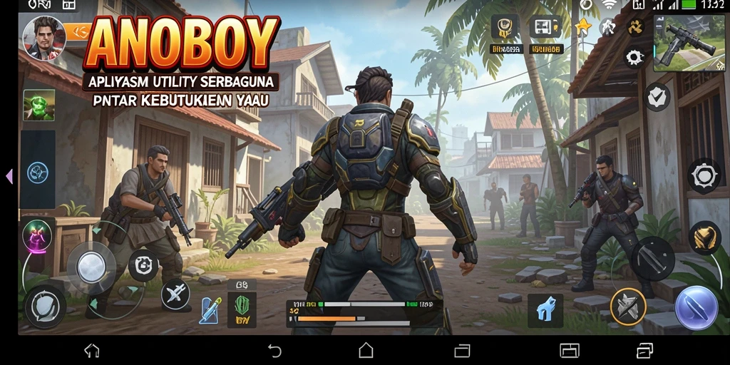 Tampilan antarmuka ANOBOY yang bersih dan mudah digunakan.