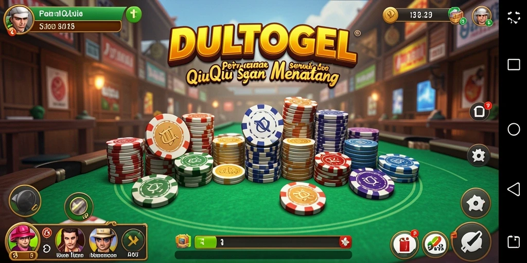 Gameplay QiuQiu yang seru dan menantang di DULTOGEL.