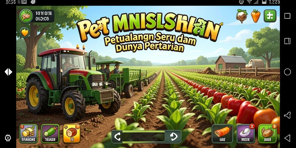 Gambaran gameplay seru di dunia pertanian MINISLOT.