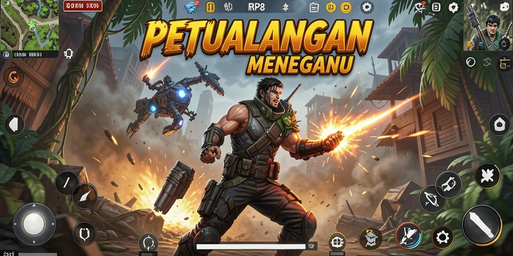 Tampilan aksi seru dan karakter menarik di RP8.