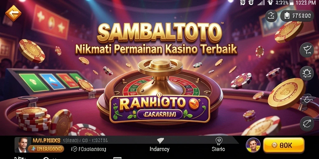 Tampilan menarik dari gameplay <strong>SAMBALTOTO</strong> yang menonjolkan suasana kasino.