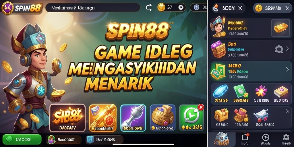 Tampilan menarik dari gameplay SPIN88 yang memukau.