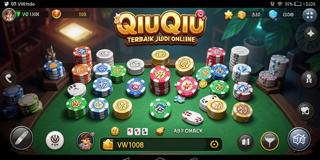 Tampilan gameplay seru dan menegangkan dalam VW108 QiuQiu.